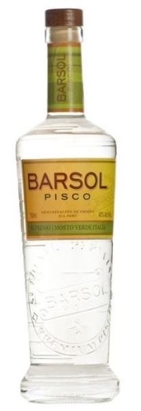 Image sur Barsol Pisco Supremo Mosto Verde Italia 41.8° 0.7L